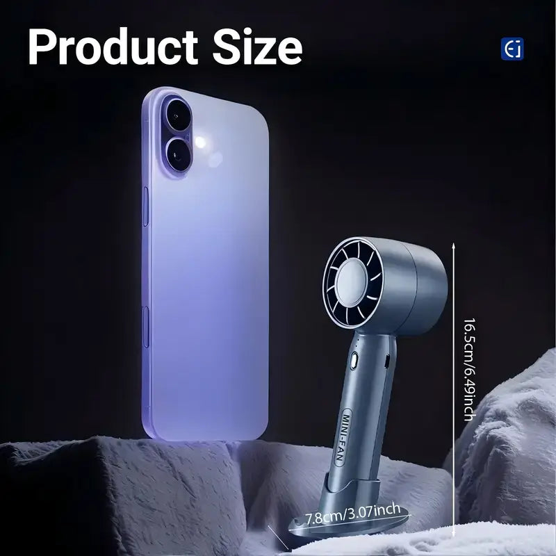 Fan Rechargeable Mini Handheld/desk 3 Speed Blue AF5556223/BL