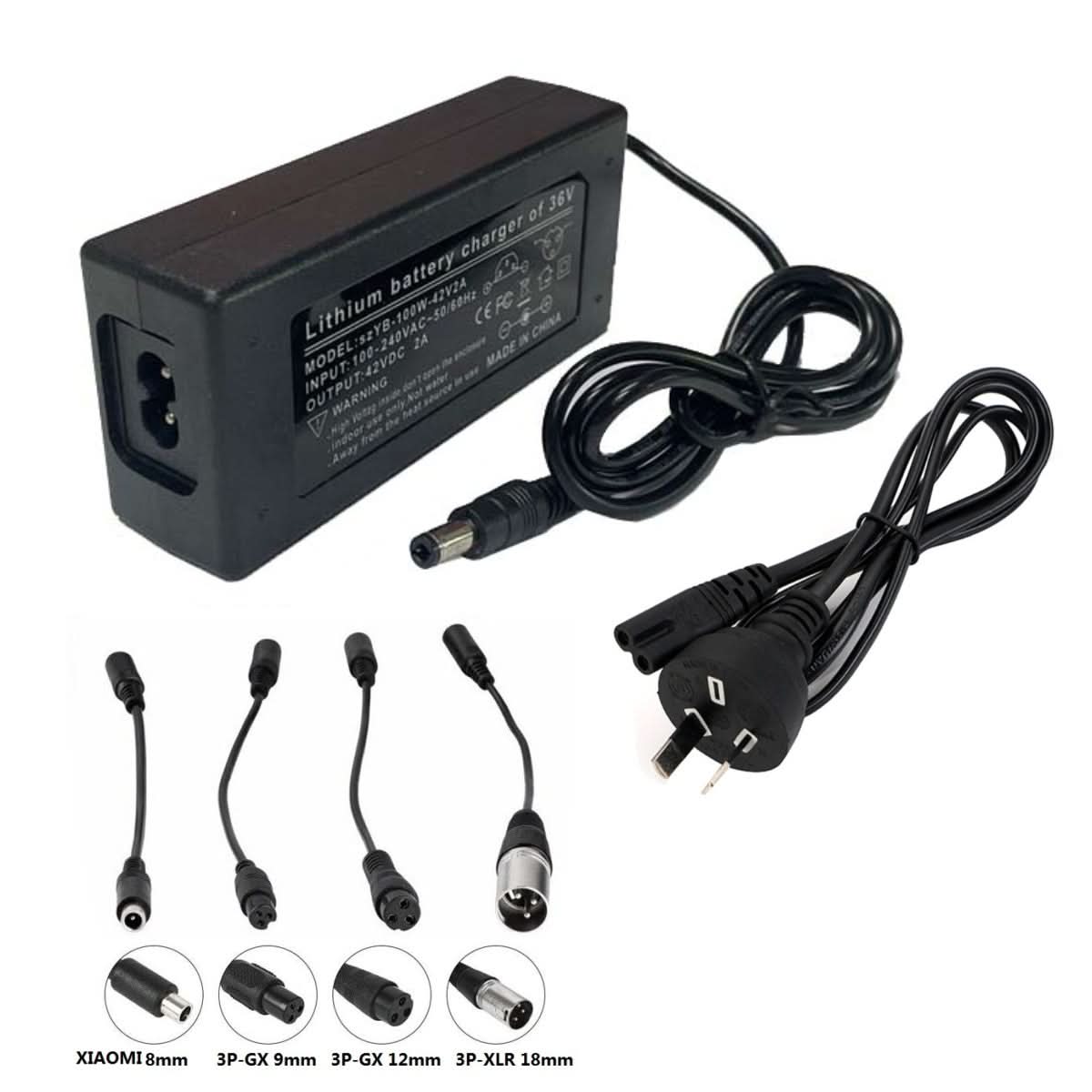 Mains Battery Charger E-scooter 42v 5in1 CHEBIKE5IN142V