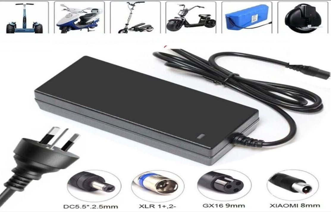 Mains Battery Charger E-scooters/bikes 54.6v 2a 5 In 1 CHEBIKE5IN154.6V