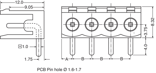 Pluggable Headers 12 Way 5.08mm Horiz. PCB Mount Pluggable Skt P2562