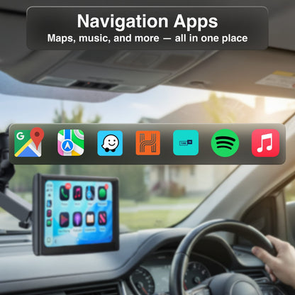 Laser Carplay Android Auto 7in Dual Camera Kit Navc-7dcp-199