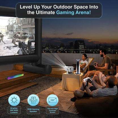 Laser Precision Outdoor Gaming Projector Bundle PJ-GBFH12-105