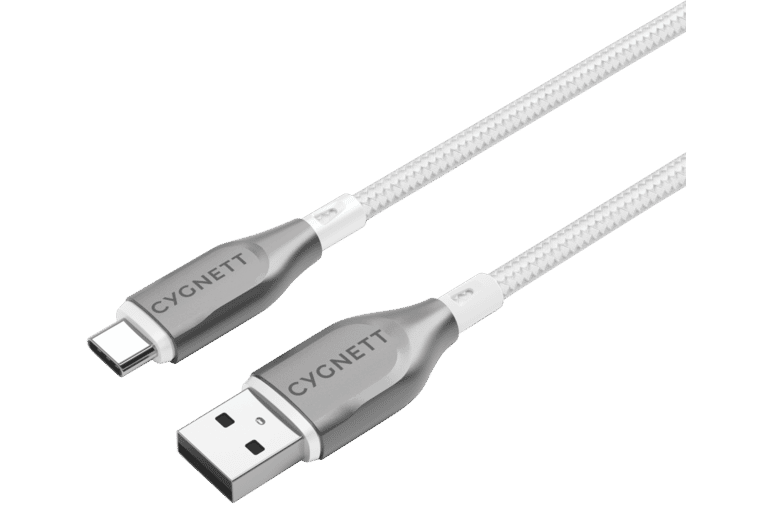 Cygnett Armoured USB-C To USB-A Cable 1m White CY4682PCUSA