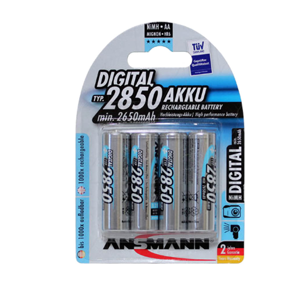 Battery Ansmann AA Ni-mh1.2v 4xAA 2850mah 5035092-BP4