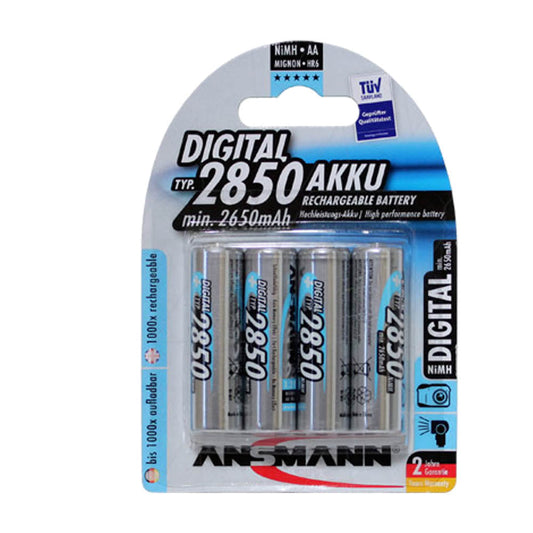 Battery Ansmann AA Ni-mh1.2v 4xAA 2850mah 5035092-BP4
