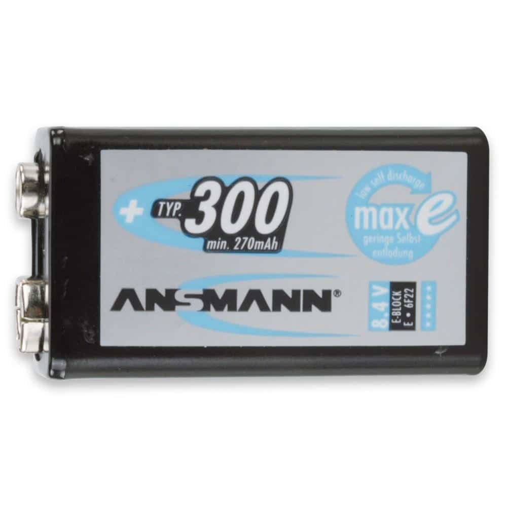 Battery Ansmann Rechargeable 9V NI-MH 300mah 5035453-BP1