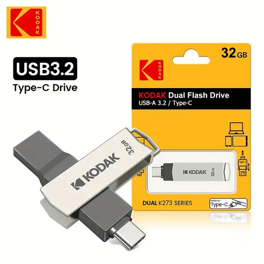 Kodak 32GB Type-C+USB3.2 Dual Interface Flash Drive CV57208/32