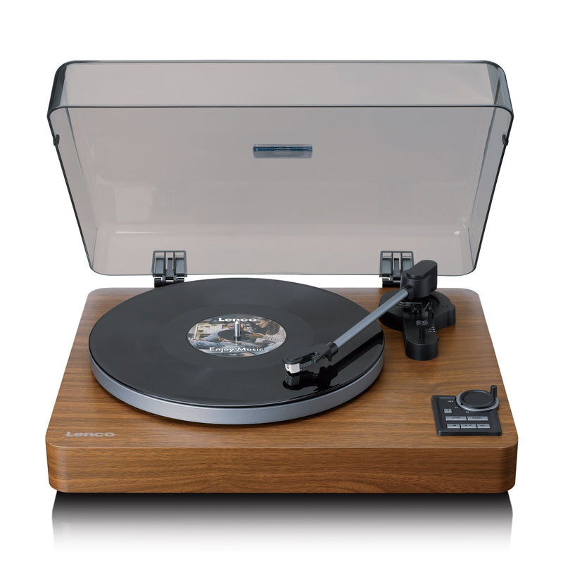 Lenco Turntable Full Auto Bluetooth Switchable Pre-amp Wood LBTA-165WD