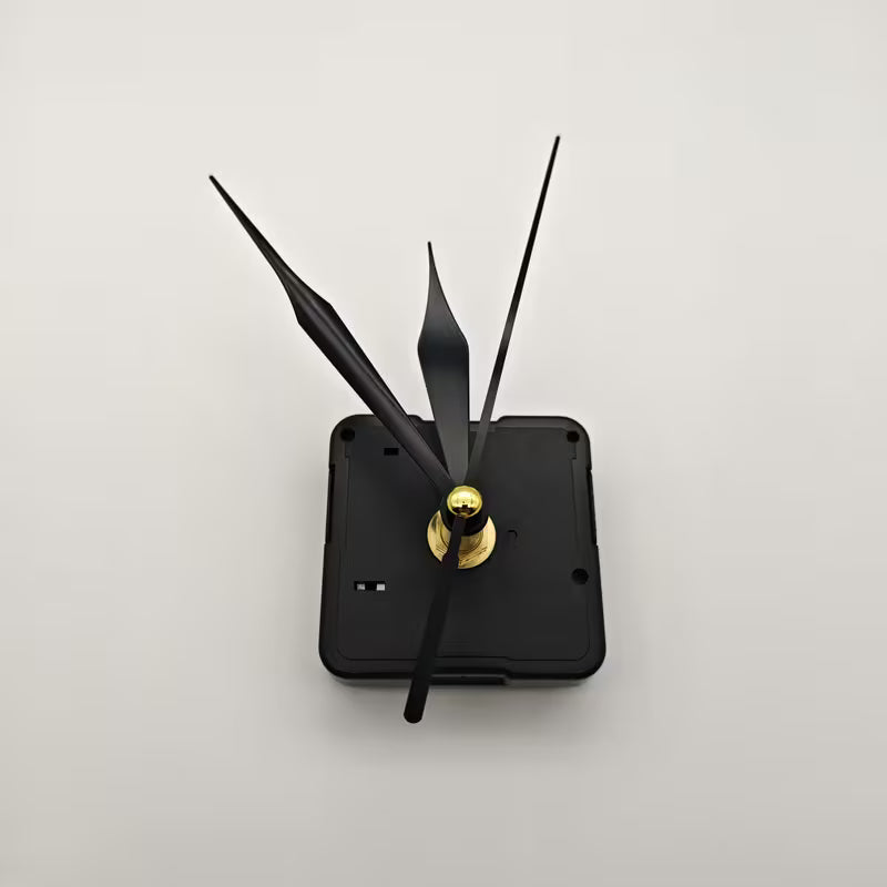 Clock Movement 1 Set Of 3  Hands 18.5mm Shaft Black UB7054709