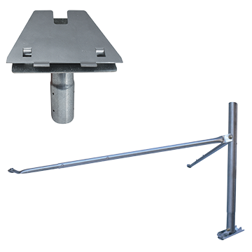 Starlink Standard Gen 3 V4 Roof Mount Bracket Inc Pole Mount Adaptor 59MM-SM23