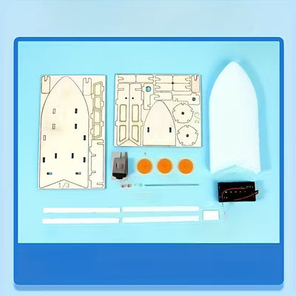 Wooden Kit - 3D Paddle Boat JC4502874