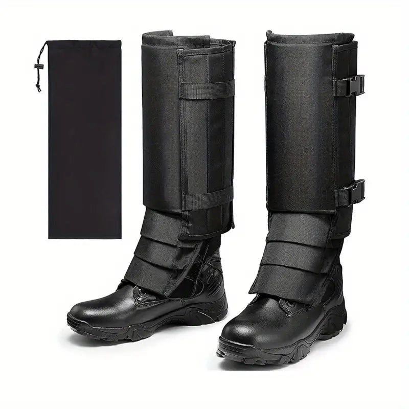 Snake-Proof Gaiters: Waterproof Protection For Hunting, Hiking, Climbing & Fishing - Includes Carry Bag PV16535