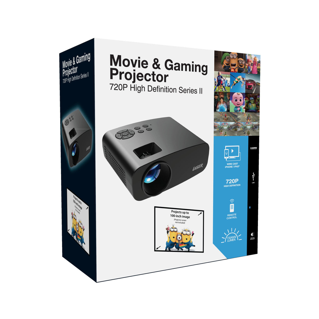 Laser Projector Movie & Gaming PJ-150HD-663