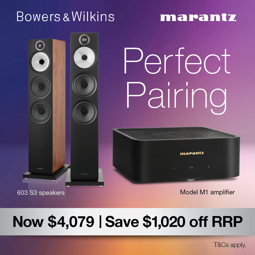 Bowers & Wilkins 603 S3 Floor-stand Speakers Pair Black FP43869