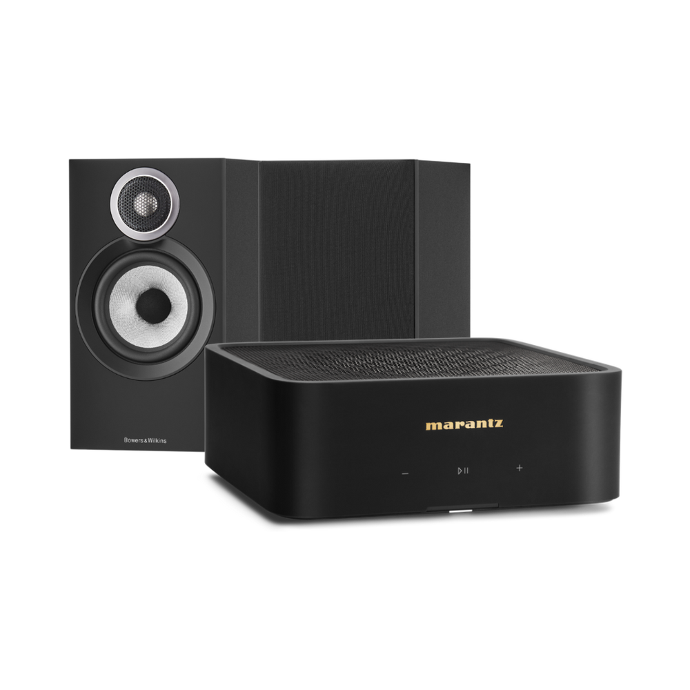 Bowers & Wilkins 607 S3 Speakers + MARANTZ M-1 Amplifier Bundle