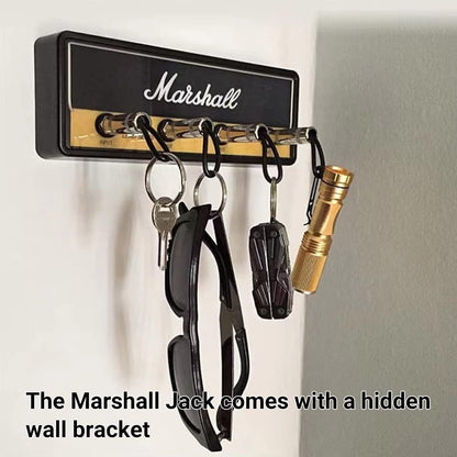 Marshall Retro Key Storage Rack, Wall-mounted Audio Guitar Key Holder, With 4 Guitar Plug Key Rings CH1604822