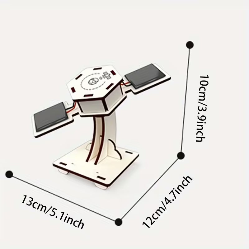 Wooden Kit - 3D Solar Satellite JC2002509