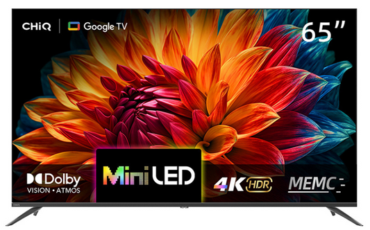 Chiq 65" Qd-mini LED 144HZ Smart TV Google 65M810N