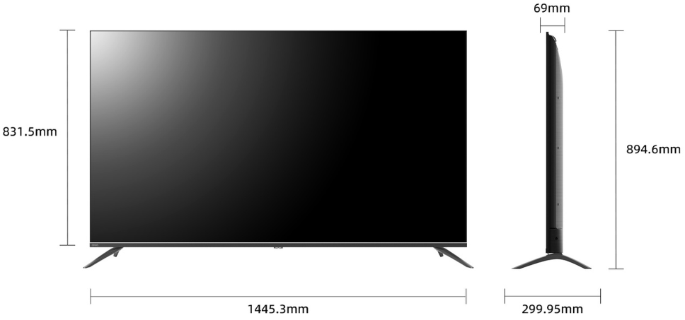 Chiq 65" Qd-mini LED 144HZ Smart TV Google 65M810N
