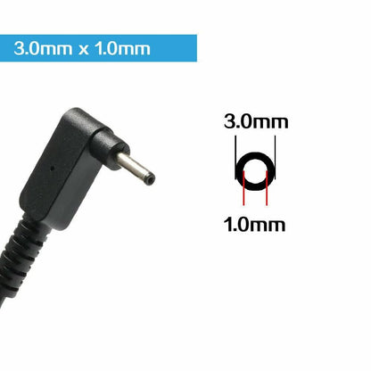 Mains Laptop Power Supply 19v 65w 3.42a 3mm X 1.1mm CH3.01.165W