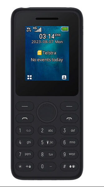 Telstra Prepaid T Lite 4G Blue Tick Black TE059