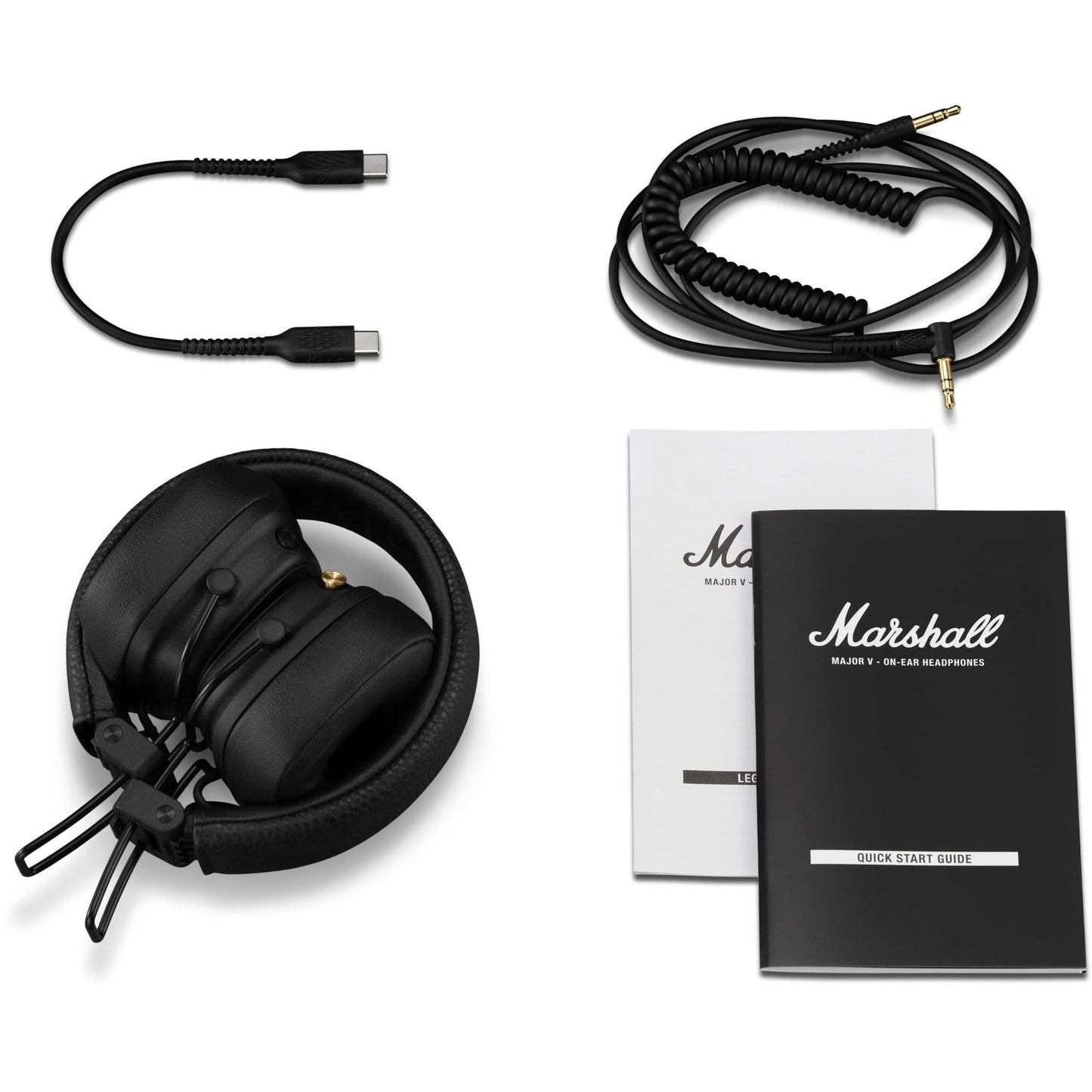 Headphones Marshall Major V On Ear Bluetooth Headphones Black 253577