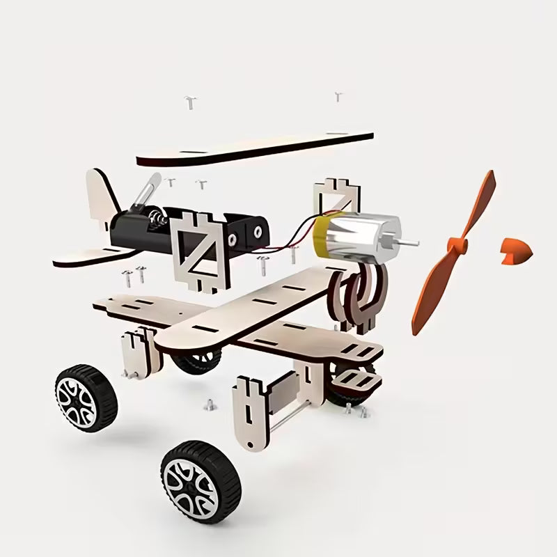 Wooden Kit - 3D Airplane Model HX643448