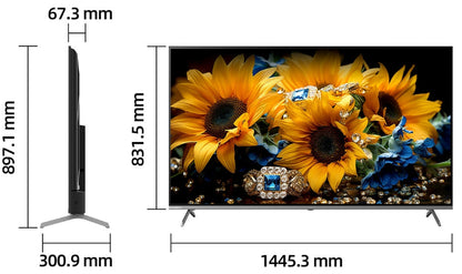 CHIQ 65" 4K QLED Smart Tv Google U65QM10