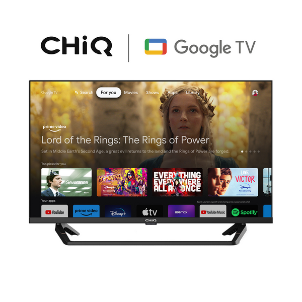 CHIQ 32in LED LCD Smart TV 720p HD Netflix Youtube Chromecast Google TV L32G7PG