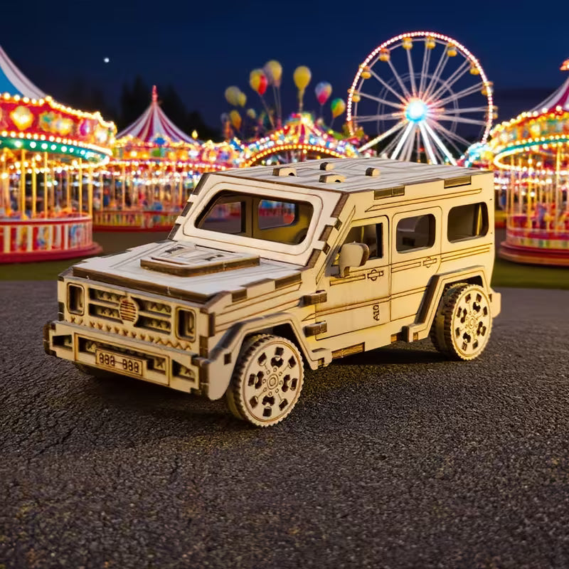 Wooden Kit - 3D SUV Off-road Vehicle Pull Back TA6919835