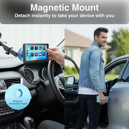 Laser Carplay Android Auto 7in Dual Camera Kit Navc-7dcp-199