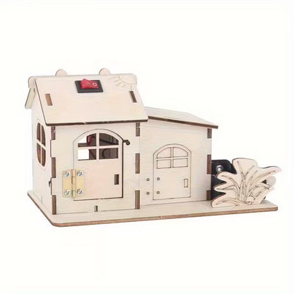 Wooden Kit - 3D Cabin With Light WL7054910