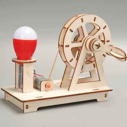 Wooden Kit - Hand Cranked Generator WL7182068