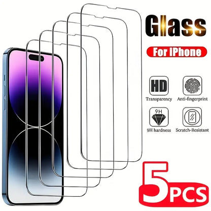 iPhone 15 Tempered Glass Screen Ultra-thin Protector 9h 5pk GU72058615