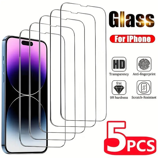 iPhone 14 Tempered Glass Screen Protectors 5pk GU72058614