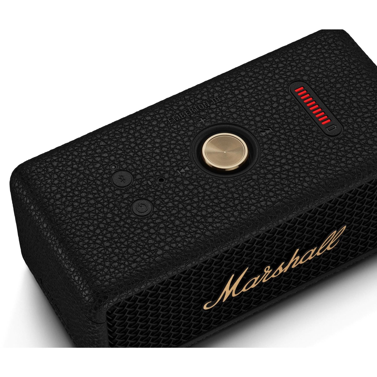 Marshall Emberton III Portable Bluetooth Speaker Black & Brass 254086
