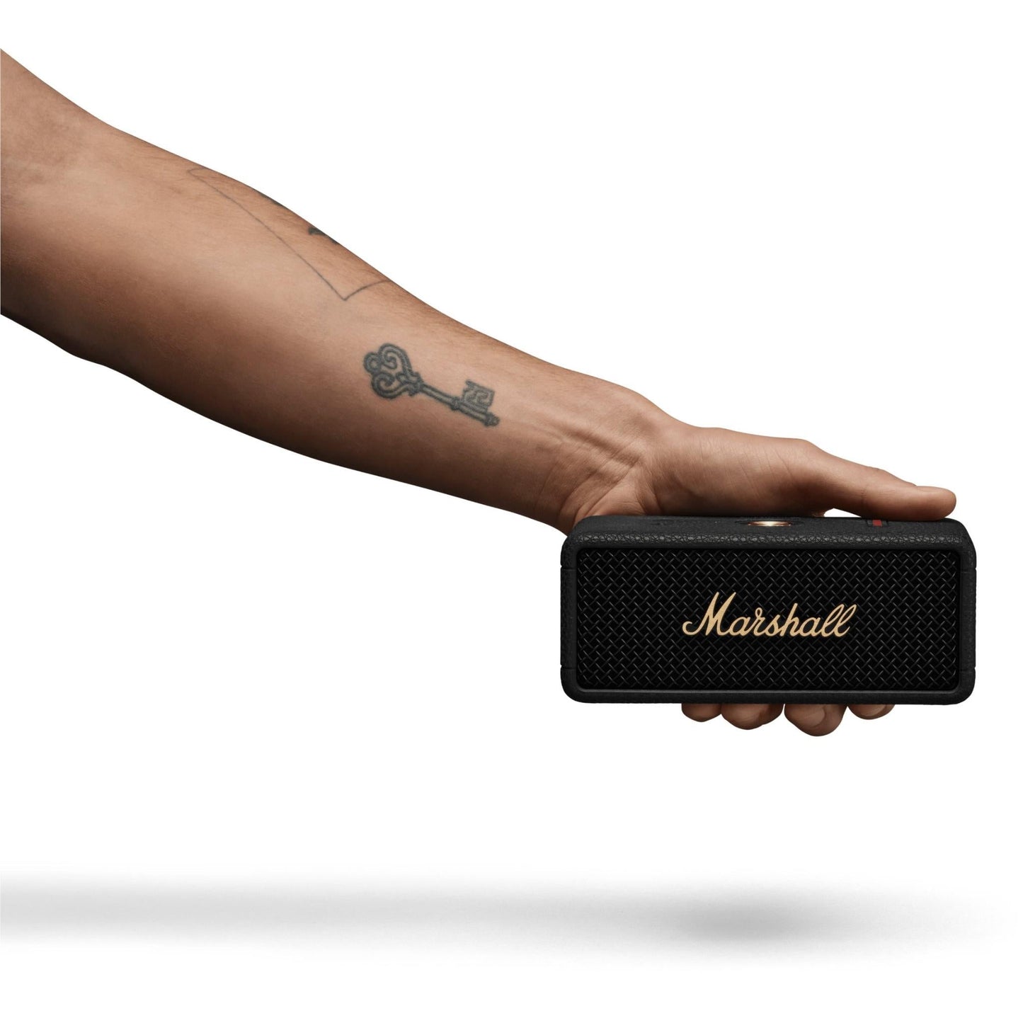 Marshall Emberton III Portable Bluetooth Speaker Black & Brass 254086