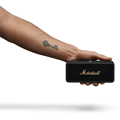Marshall Emberton III Portable Bluetooth Speaker Black & Brass 254086