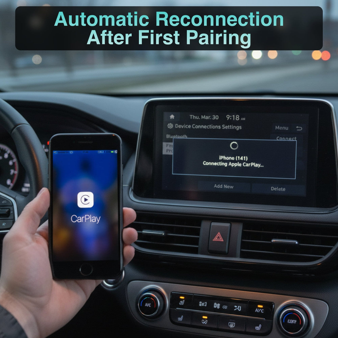 Laser Wireless Carplay Android Dongle USB-A/USB-C NAVC-WD25-649