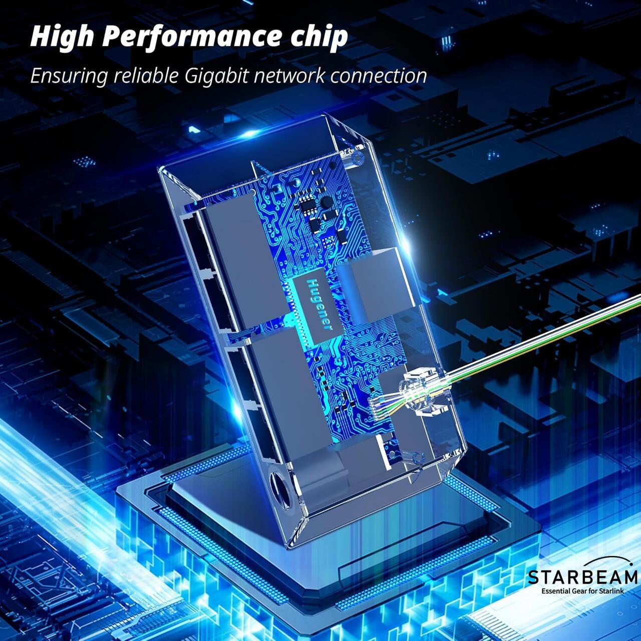 Starbeam Starlink 4 Port Gigabit Ethernet Adaptor Mini/gen 3 SAT-SB-00107