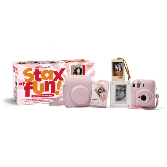 Fuji Instax Mini 12 Blossom Pink Camera Kit 88423
