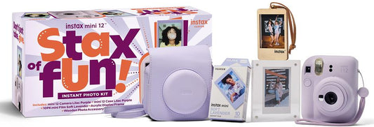 Fuji Instax Mini 12 Lilac Purple Camera Kit 88425