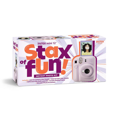 Fuji Instax Mini 12 Lilac Purple Camera Kit 88425