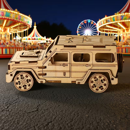 Wooden Kit - 3D SUV Off-road Vehicle Pull Back TA6919835