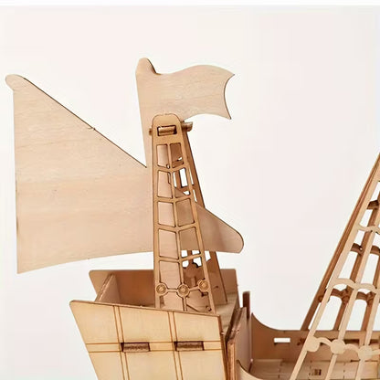 Wooden Kit - 3D Tall Sailing Ship Jigsaw Puzzle AR121080
