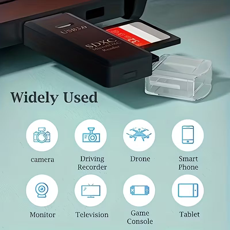 Card Reader 2-in-1 Sd Card Reader To USB 2 Adapter. SD/MSD VD28725