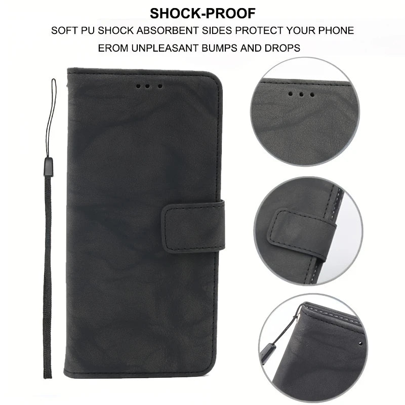 Samsung S24fE Flip Wallet Card Slot Protective Case Black UC583176
