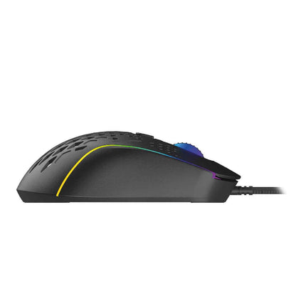 LASER Wired Gaming RGB Mouse Black 12800 DPI MSE-M1210-BK