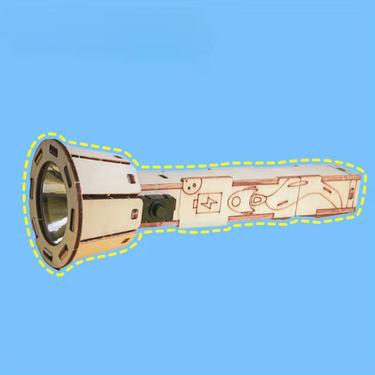 Wooden Kit - 3D Torch Puzzle Battery Powered PK2542866