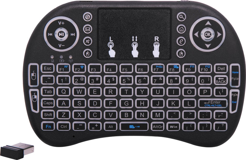 Keyboard Wireless Media Centre With Trackpad 2.4GHz A0981